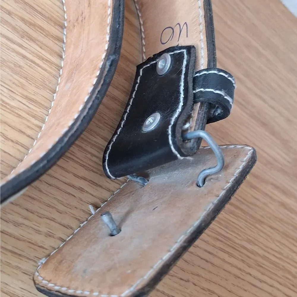 Authentic Handmade Mexican Cinto Piteado Belt Leather Rooster Gallo EUC Size 40